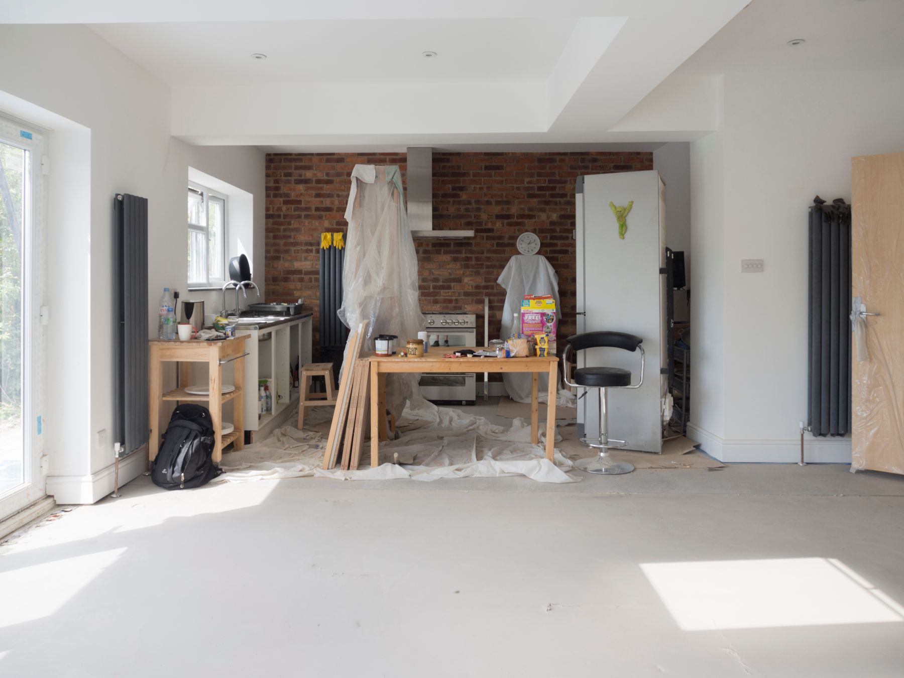 Kitchen renovation in progress
